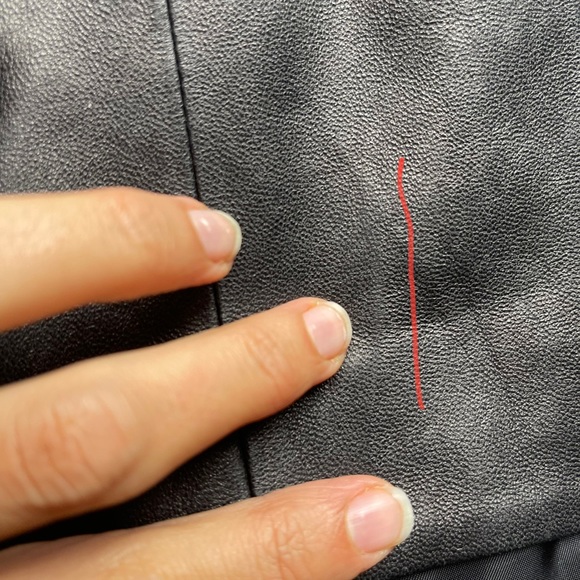 T Alexander Wang 100% lamb skin leather cropped vest (size 4) - Picture 11 of 11